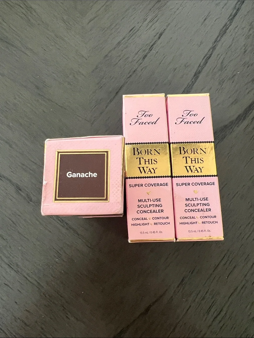 Too Faced Born This Way Sculpting Concealer lot of 3 shade- Ganache